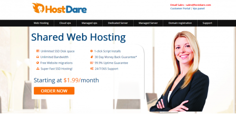 HostDare优惠码,HostDare CN2 GIA线路 1核 756 RAM $39/年限时优惠-Boxdiary